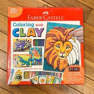 Faber Castell NEW Coloring with Clay Set - Multicolor TOY AWARD winner